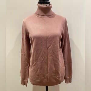 Calvin Klein Turtleneck Super soft Camel Beige Size M EUC